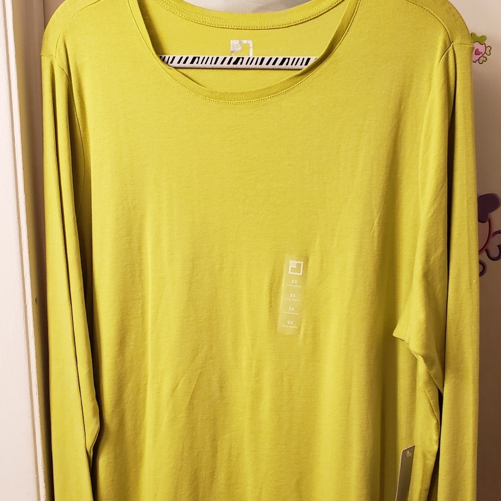 Brand new shirts Orange and lime green from JCPenn